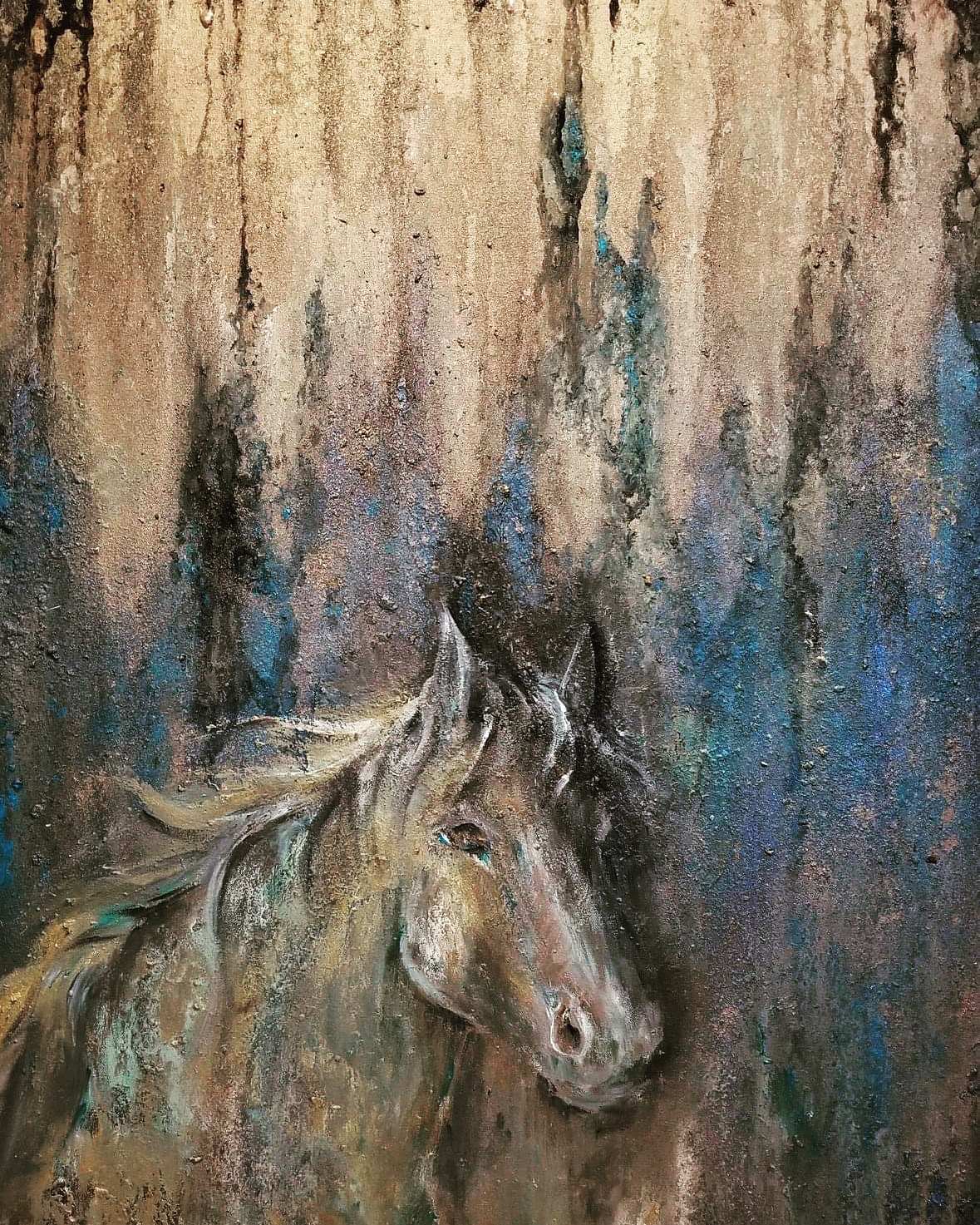 Horse in the Mist Commissioned Art